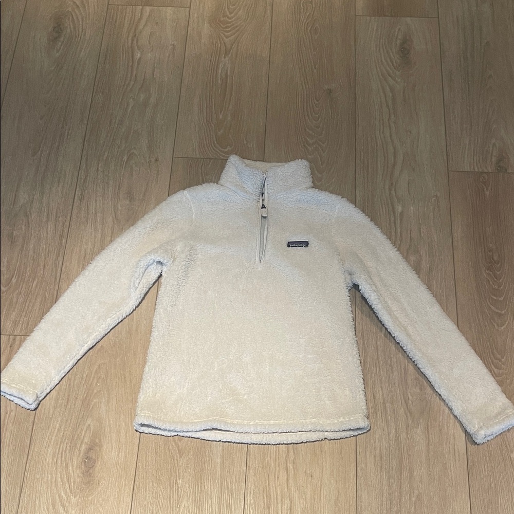 Patagonia White Fleece Pullover
